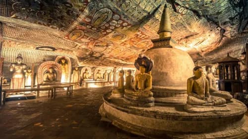 Six-night holiday: Dambulla, Anuradhapura, Wilpattu, Nuwara Eliya, Colombo
